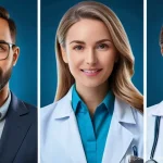 환자 데이터의 안전한 저장소 구축 - Here are three image generation prompts based on the provided text, focusing on medical digitalizati...